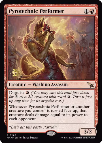 Pyrotechnic Performer (140), Prerelease Cards — Magic card price