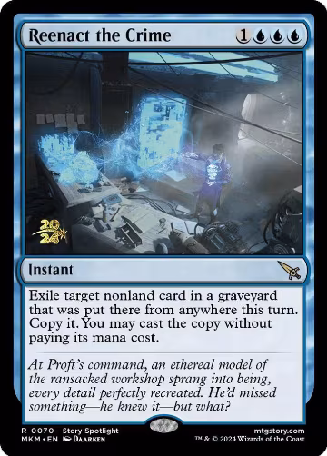 Reenact the Crime (70), Prerelease Cards — Magic card price