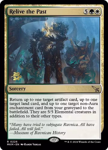 Relive the Past (226), Prerelease Cards — Magic card price