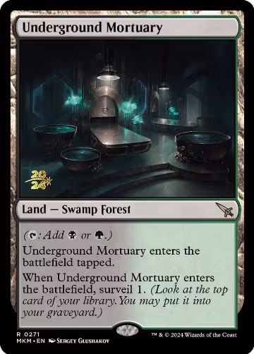 Underground Mortuary (271), Prerelease Cards — Magic card price