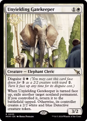 Unyielding Gatekeeper (35), Prerelease Cards — Magic card price