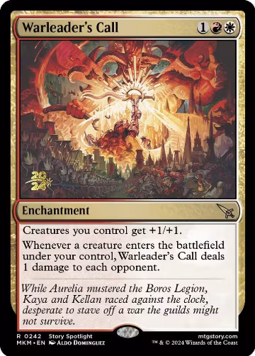 Warleader's Call (242), Prerelease Cards — Magic card price
