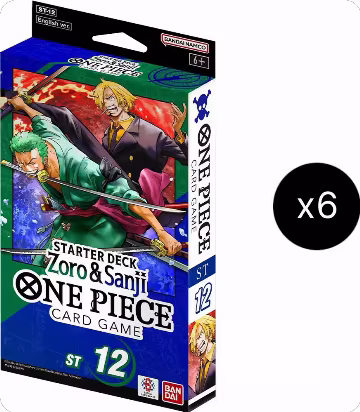 Starter Deck 12: Zoro and Sanji Display, ST-12: Starter Deck 12 Zoro and Sanji — One Piece sealed product price