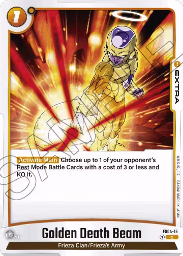 Golden Death Beam (FS04-15), Starter Deck 4: Frieza — DB Fusion card price