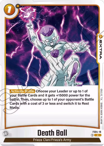 Death Ball (FS04-16), Starter Deck 4: Frieza — DB Fusion card price