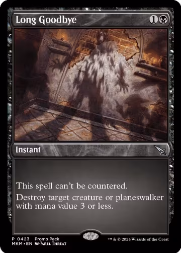 Long Goodbye (423), Promo Pack: Murders at Karlov Manor — Magic card price