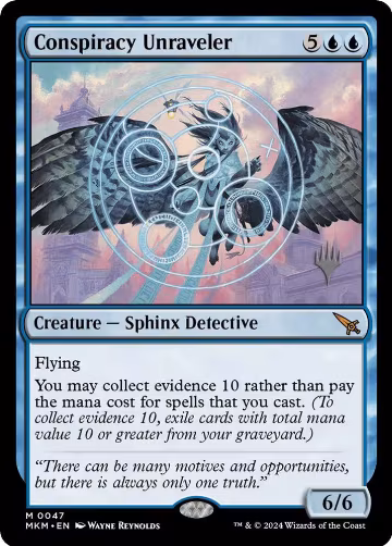 Conspiracy Unraveler (47), Promo Pack: Murders at Karlov Manor — Magic card price