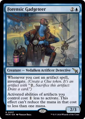 Forensic Gadgeteer (57), Promo Pack: Murders at Karlov Manor — Magic card price