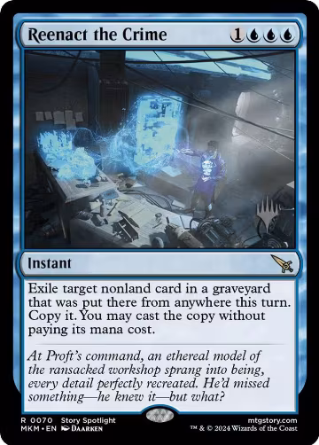 Reenact the Crime (70), Promo Pack: Murders at Karlov Manor — Magic card price