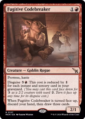 Fugitive Codebreaker (127), Promo Pack: Murders at Karlov Manor — Magic card price