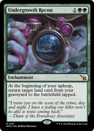 Undergrowth Recon (181), Promo Pack: Murders at Karlov Manor — Magic card price