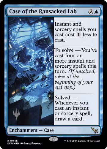 Case of the Ransacked Lab (45), Promo Pack: Murders at Karlov Manor — Magic card price