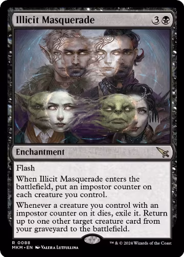 Illicit Masquerade (88), Promo Pack: Murders at Karlov Manor — Magic card price