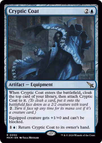 Cryptic Coat (50), Promo Pack: Murders at Karlov Manor — Magic card price
