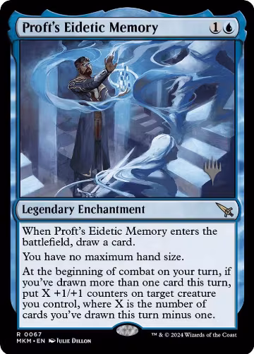 Proft's Eidetic Memory (67), Promo Pack: Murders at Karlov Manor — Magic card price