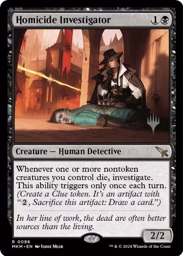 Homicide Investigator (86), Promo Pack: Murders at Karlov Manor — Magic card price
