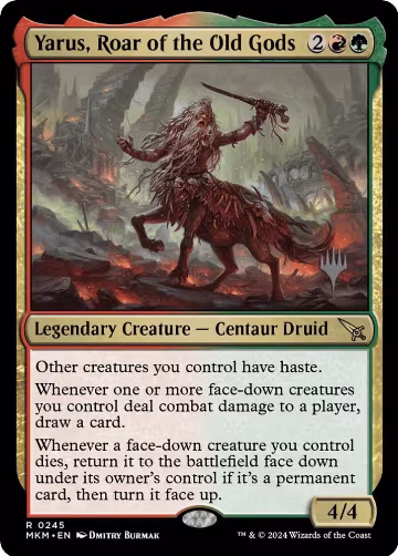 Yarus, Roar of the Old Gods (245), Promo Pack: Murders at Karlov Manor — Magic card price