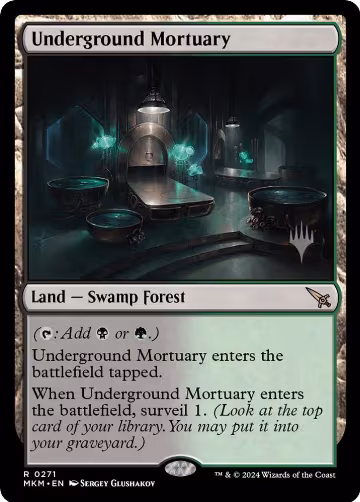 Underground Mortuary (271), Promo Pack: Murders at Karlov Manor — Magic card price