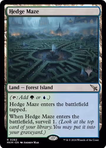 Hedge Maze (262), Promo Pack: Murders at Karlov Manor — Magic card price