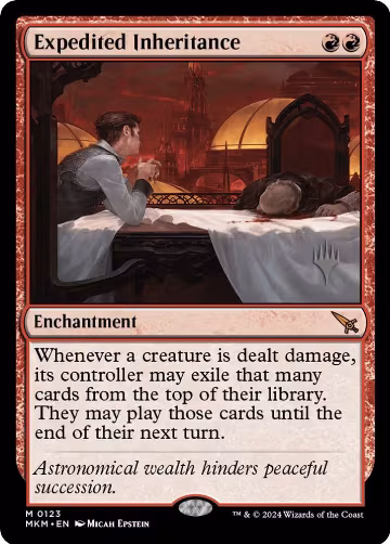 Expedited Inheritance (123), Promo Pack: Murders at Karlov Manor — Magic card price