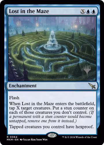Lost in the Maze (64), Promo Pack: Murders at Karlov Manor — Magic card price