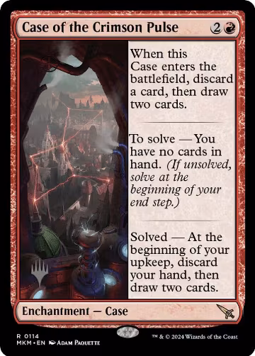 Case of the Crimson Pulse (114), Promo Pack: Murders at Karlov Manor — Magic card price