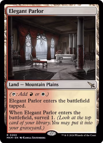 Elegant Parlor (260), Promo Pack: Murders at Karlov Manor — Magic card price