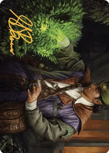 Hedge Whisperer Art Card (Gold-Stamped Signature) (14), Art Series: Murders at Karlov Manor — Magic card price