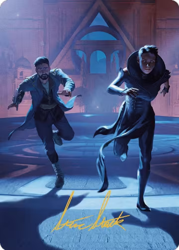 Unauthorized Exit Art Card (Gold-Stamped Signature) (30), Art Series: Murders at Karlov Manor — Magic card price