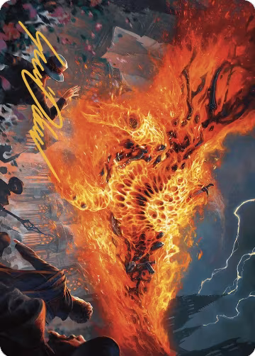Havoc Eater Art Card (Gold-Stamped Signature) (48), Art Series: Murders at Karlov Manor — Magic card price