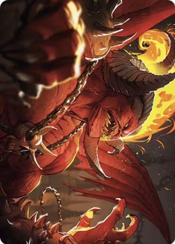 Rakdos, Patron of Chaos Art Card (45/49) (45), Art Series: Murders at Karlov Manor — Magic card price