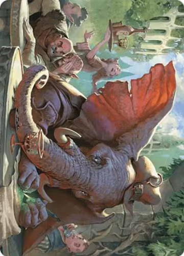 Loxodon Eavesdropper Art Card (15), Art Series: Murders at Karlov Manor — Magic card price