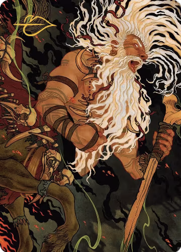 Yarus, Roar of the Old Gods Art Card (46/49) (Gold-Stamped Signature) (46), Art Series: Murders at Karlov Manor — Magic card price