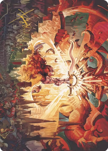 Warleader's Call Art Card (23/49) (Gold-Stamped Signature) (23), Art Series: Murders at Karlov Manor — Magic card price