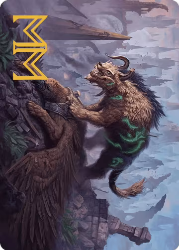 Axebane Ferox Art Card (Gold-Stamped Signature) (13), Art Series: Murders at Karlov Manor — Magic card price