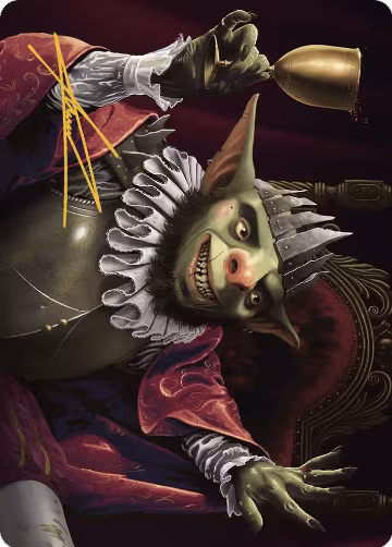 Krenko, Baron of Tin Street Art Card (Gold-Stamped Signature) (40), Art Series: Murders at Karlov Manor — Magic card price