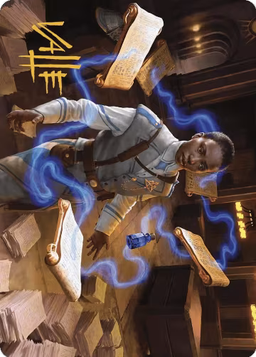 Case File Auditor Art Card (Gold-Stamped Signature) (3), Art Series: Murders at Karlov Manor — Magic card price