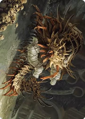 Rot Farm Mortipede Art Card (10), Art Series: Murders at Karlov Manor — Magic card price