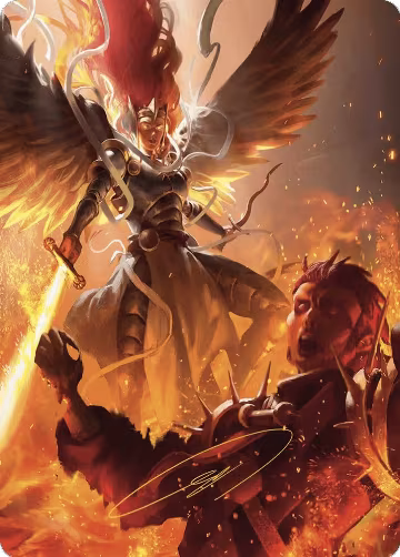Warleader's Call Art Card (35/49) (Gold-Stamped Signature) (35) — card price