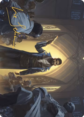 Auspicious Arrival Art Card (Gold-Stamped Signature) (2), Art Series: Murders at Karlov Manor — Magic card price
