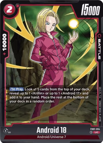 Android 18 - FB01-014 (FB01-014), Awakened Pulse — DB Fusion card price