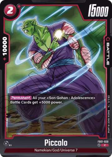 Piccolo - FB01-020 (FB01-020), Awakened Pulse — DB Fusion card price