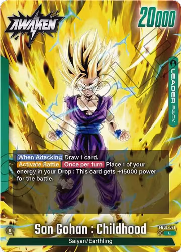 Son Gohan : Childhood - FB01-071 (FB01-071), Awakened Pulse — DB Fusion card price