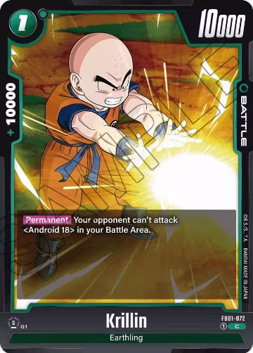 Krillin - FB01-072 (FB01-072), Awakened Pulse — DB Fusion card price