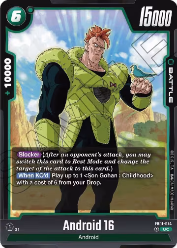 Android 16 - FB01-074 (FB01-074), Awakened Pulse — DB Fusion card price