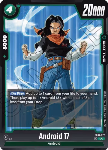 Android 17 - FB01-077 (FB01-077), Awakened Pulse — DB Fusion card price
