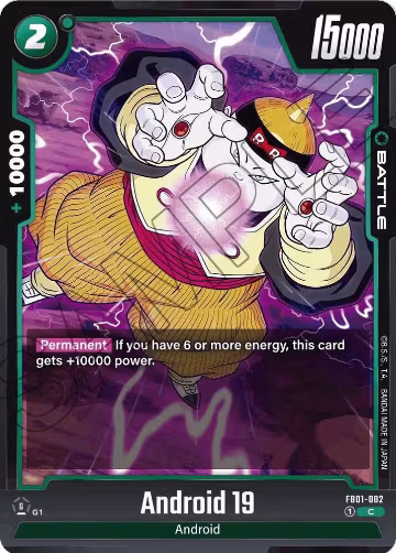 Android 19 (FB01-082), Awakened Pulse — DB Fusion card price