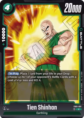 Tien Shinhan - FB01-091 (FB01-091), Awakened Pulse — DB Fusion card price