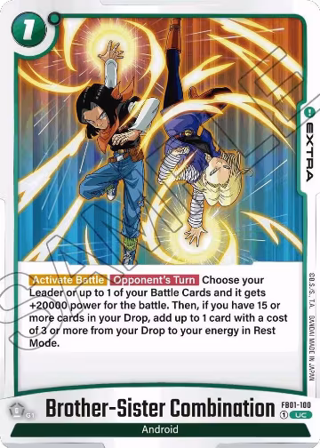 Brother-Sister Combination (FB01-100), Awakened Pulse — DB Fusion card price