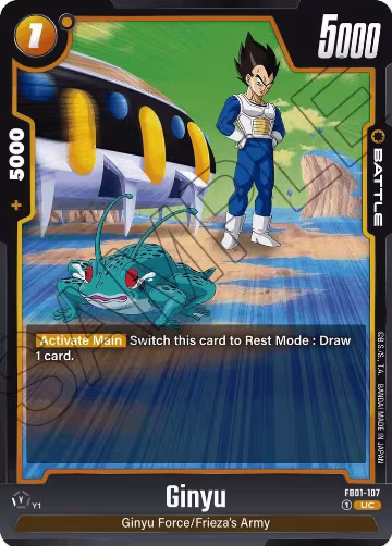 Ginyu - FB01-107 (FB01-107), Awakened Pulse — DB Fusion card price